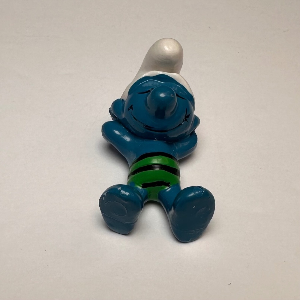 ✨ 3 for $45 DEAL! ✨ Vintage Sunbathing Smurf Figurine Made in Germany